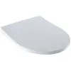 Image de Siège de WC Geberit iCon Slim avec couvercle, wrap over, antibactérien, avec dispositif dabaissement automatique, blanc, design étroit, 500.835.01.1
