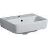 Image de Geberit Renova Plan, lave-mains, 45x34 cm, 1 trou pour robinet, avec trop-plein, 501624, 501.624.00.1