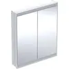 Image de Geberit ONE armoire de toilette avec ComfortLight, 2 portes, montage encastré, 75x90x15cm, 505.802.00.2
