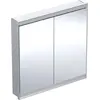 Image de Geberit ONE armoire de toilette avec ComfortLight, 2 portes, montage encastré, 90x90x15cm, 505.803.00.1