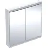 Image de Geberit ONE armoire de toilette avec ComfortLight, 2 portes, montage encastré, 90x90x15cm, 505.803.00.2