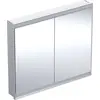Image de Geberit ONE armoire de toilette avec ComfortLight, 2 portes, montage encastré, 105x90x15cm, 505.804.00.1