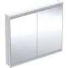 Image de Geberit ONE armoire de toilette avec ComfortLight, 2 portes, montage encastré, 105x90x15cm, 505.804.00.2