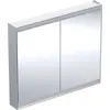 Image de Geberit ONE armoire de toilette avec ComfortLight, 2 portes, montage en saillie, 105x90x15cm, 505.814.00.1