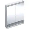 Image de Geberit ONE armoire de toilette avec ComfortLight, 2 portes, montage encastré, avec niche, 75x90x15cm, 505.822.00.1