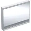 Image de Geberit ONE armoire de toilette avec ComfortLight, 2 portes, montage encastré, avec niche, 120x90x15cm, 505.825.00.1