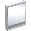 Image de Geberit ONE armoire de toilette avec ComfortLight, 2 portes, montage apparent, avec niche, 75x90x15cm, 505.832.00.1