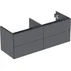 Image de Geberit ONE, meuble sous-lavabo à poser, 4 tiroirs, 133,2x50,4x47cm, 505.266.00.3