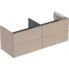 Image de Geberit ONE, meuble sous-lavabo à poser, 4 tiroirs, 133,2x50,4x47cm, 505.266.00.5