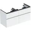 Image de Geberit iCon meuble sous-lavabo double, 4 tiroirs, 118,4x61,5x47,6 cm, 502309, 502.309.01.2