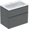 Image de Geberit iCon Set lavabo pour meubles avec meuble sous-lavabo, 2 tiroirs, 75x63x48 cm, 502336, 502.332.JK.1