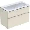 Image de Geberit iCon Set lavabo pour meubles avec meuble sous-lavabo, 2 tiroirs, 90x63x48 cm, 502337, 502.333.JL.1