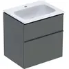 Image de Geberit iCon Set lavabo pour meubles avec meuble sous-lavabo, 2 tiroirs, 60x63x48 cm, 502331, 502.335.JK.1
