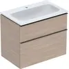 Image de Geberit iCon Set lavabo pour meubles avec meuble sous-lavabo, 2 tiroirs, 75x63x48 cm, 502336, 502.336.JH.1