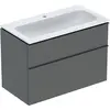 Image de Geberit iCon Set lavabo pour meubles avec meuble sous-lavabo, 2 tiroirs, 90x63x48 cm, 502337, 502.337.JK.1