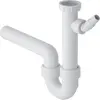 Image de Geberit Écoulement préfabriqué 1 pièce en PP d40 mm x G1 1/2 blanc, 1 pièce.