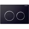 Image de Geberit Kappa21 - Plaque De Déclenchement, Noir / Chrome Brillant 115.240.km.1