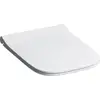 Image de Geberit Geberit Smyle Abattant WC Slim, forme sandwich avec frein de chute et charnière Quick-Release