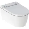 Image de Geberit AquaClean Sela, WC suspendu blanc, installation complète, 1 pièce.