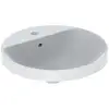 Image de Geberit - Variform Lavabo Encastré Rond, 480mm, Avec Trou Pour