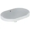 Image de Geberit - Variform Lavabo À Encastrer Elliptique, 600x400mm, Sans