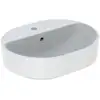 Image de Geberit Variform Lavabo À Poser Elliptique, 500x400mm, Avec Trou