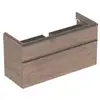 Image de Keramag - Geberit Smyle Square Armoire Sous Lavabo, 1184x617x470mm, Avec 2