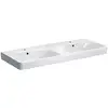 Image de Smyle Square Lavabo Double 500223, 120x48cm, Avec Trou - Geberit