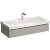 Image de Keramag - Geberit Xeno 2 Armoire Sous Lavabo, 1174x220x462mm, 2 Tiroirs,