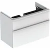 Image de Keramag - Geberit Smyle Square Armoire Sous Lavabo, 500354, 884x617x470mm,