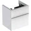 Image de Keramag - Geberit Smyle Square Armoire Sous Lavabo, 500352, 584x617x470mm,