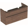 Image de Geberit Smyle Square meuble sous-lavabo pour lavabo double, 500356, 1184x617x470mm, avec 2 tiroirs, 500.356.JR.1