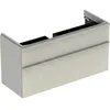 Image de Keramag - Geberit Smyle Square Armoire Sous Lavabo, 1184x617x470mm, Avec 2