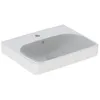 Image de Geberit - Smyle Square Lavabo 500259, 55x44cm, Avec Trou Pour