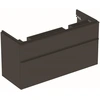Image de Geberit Smyle Square meuble sous-lavabo pour lavabo double, 500356, 1184x617x470mm, avec 2 tiroirs, 500.356.JK.1