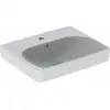 Image de Geberit - Smyle Square - Lavebo 55x44 Cm, Avec Trop-plein, Trou Pour Robinetterie, Blanc 500.259.01.1
