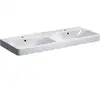 Image de Smyle Square Lavabo Double 500223, 120x48cm, Avec Trou - Geberit