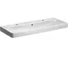 Image de Geberit - Smyle Square Lavabo 500253, 120x48cm, Avec Deux Trous