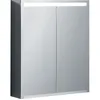 Image de Geberit Option Armoire de toilette avec éclairage intégré, deux portes, largeur 60cm, 500.582.00.1