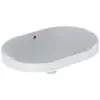 Image de Geberit - Variform Lavabo À Encastrer Elliptique, 600x400mm, Sans