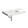 Image de Geberit - Xeno 2 Lavabo, Surface De Pose À Droite, Sans Percement