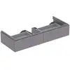 Image de Keramag - Geberit Xeno 2 Armoire Sous Lavabo, 1174x220x462mm, 2 Tiroirs,