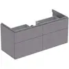 Image de Keramag - Geberit Xeno 2 Armoire Sous Lavabo, 1174x530x462mm, 4 Tiroirs,