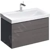 Image de Keramag - Geberit Xeno 2 Armoire Sous Lavabo 880x530x462mm, 2 Tiroirs,