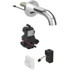 Image de Geberit Mitigeur électronique pour lavabo Piave, sortie 220 mm, raccordement au réseau, encastré. UP o Mi chrome