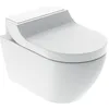 Image de Geberit   Wc-douche Suspendu Sans Rebord   Cuvette En Céramique À Chasse Profonde   Commande Smartphone   Abattant Softclose Et Quickrelease   Blanc Brillant