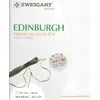 Image de Tissu fin EDINBURGH de Zweigart, prédécoupé, 35 ct, couleur 3217 (blanc), tissu pour broderie 100% lin, dimensions 48x68 cm