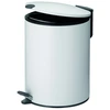 Image de Poubelle à pédale 5l blanc - Kela Line - 23701 - mats