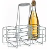 Image de KELA Porte-bouteilles Loop pour 6 bouteilles 31x21x31cm chromé