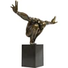 Image de Déco Athlet 75cm bronze Kare Design
